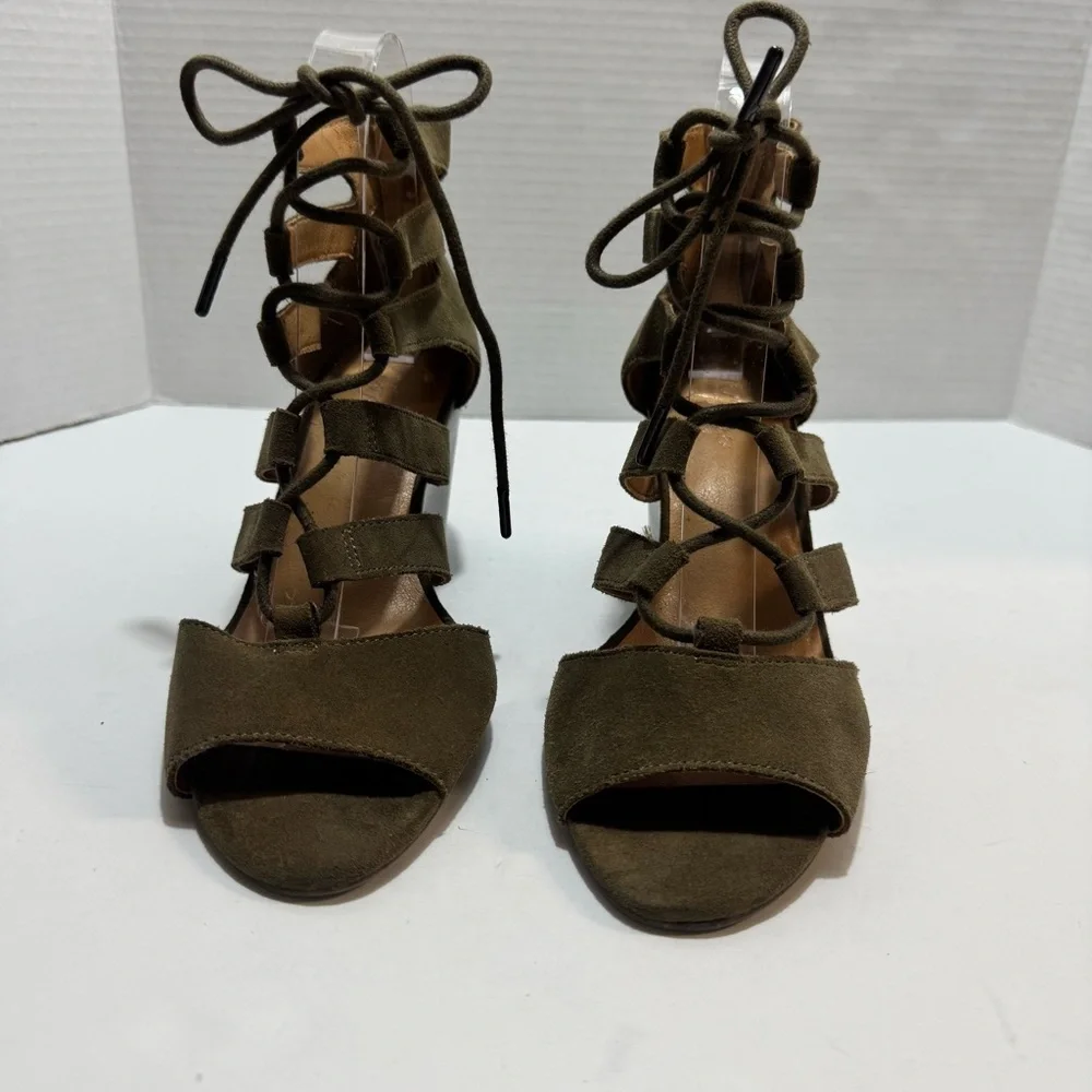 Crown Vintage Khaki‎ Wedge Sandals